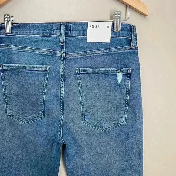 AGOLDE Sophie Mid Rise Ankle Jeans Size 31 - Picture 11 of 13